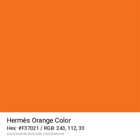 hermes couleur orange